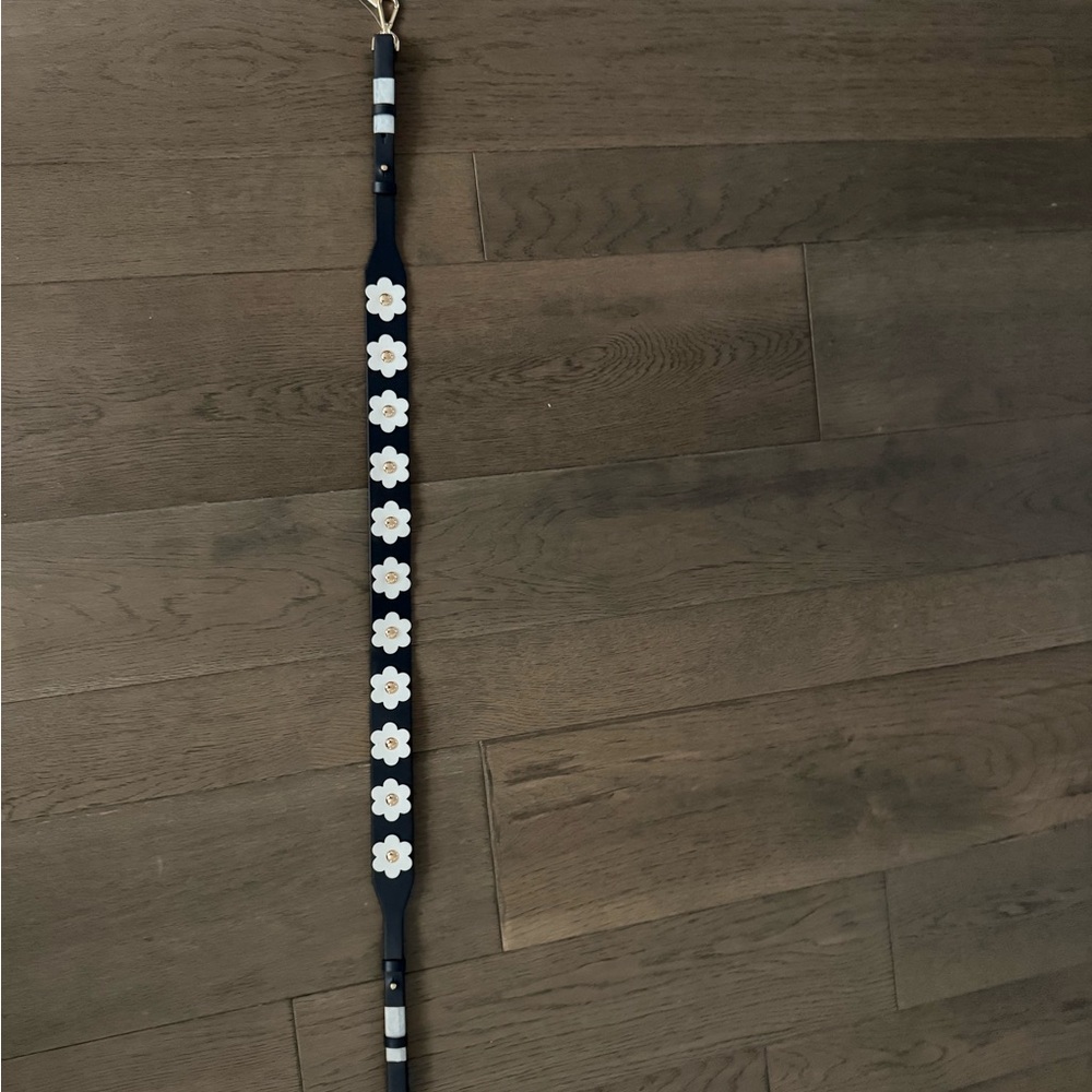 Floral Navy and White Michael Kors Bag Strap 100 cm